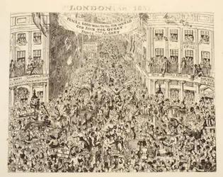 London 1851, från 1851 eller Äventyren av herr och fru Sandboys och deras familj som kom till London för att roa sig och se den stora utställningen, pub. 1851
